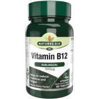 Vitamin b12 1000ug 90 υπογλώσσιες ταμπλέτες Natures Aid