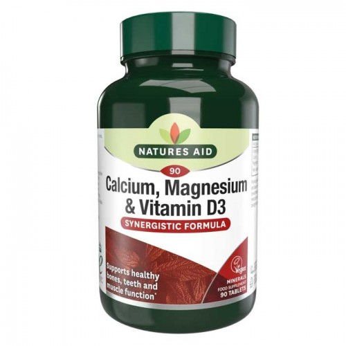 Calcium Magnesium and Vitamin D3 90 ταμπλέτες - Natures Aid  / Βιταμίνες και Μέταλλα Calcium Magnesium and Vitamin D3 90 ταμπλέτες - Natures Aid  / Βιταμίνες και Μέταλλα