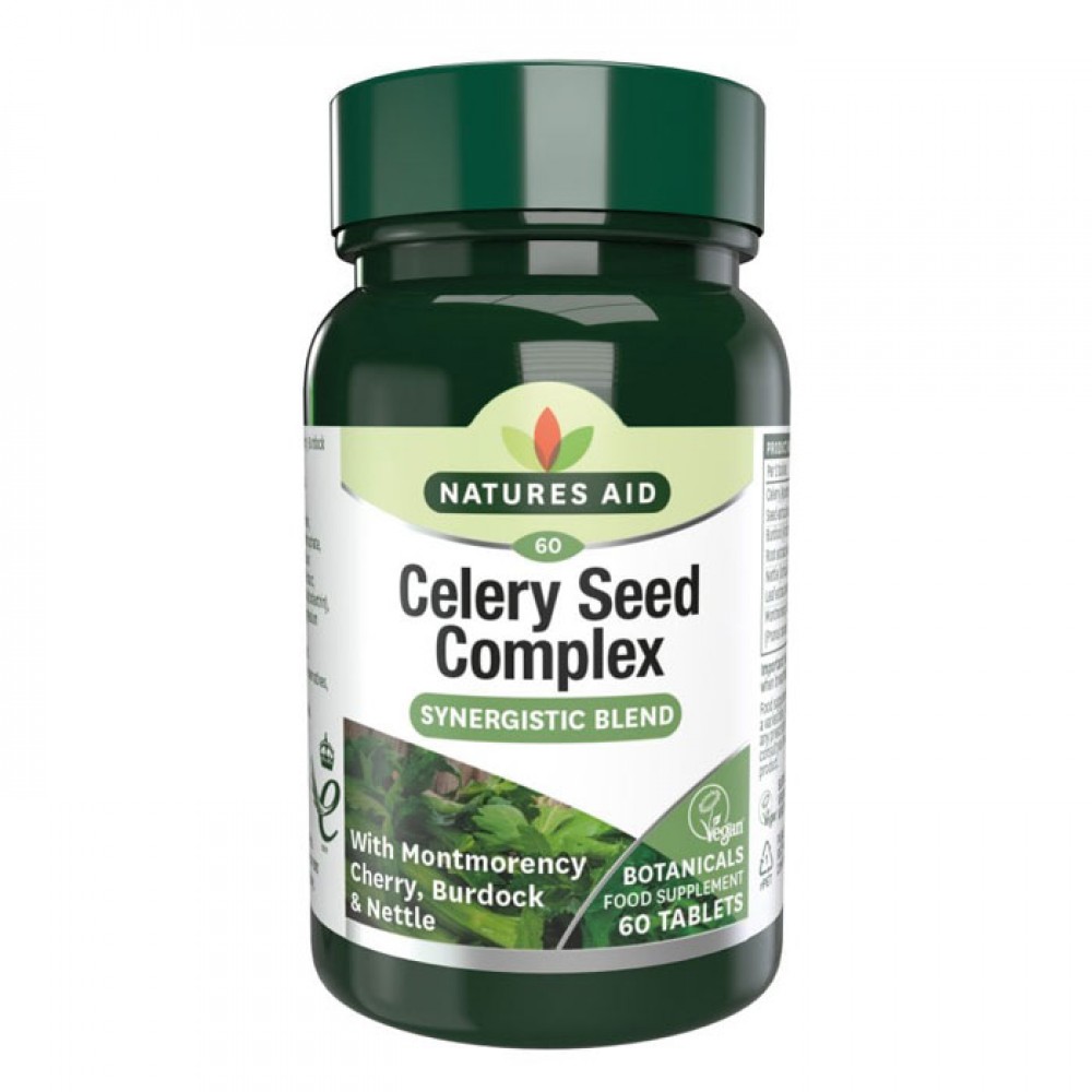 Celery Seed Complex 60 tabs - Natures Aid / Βοτανοθεραπεία - Αρθρώσεις