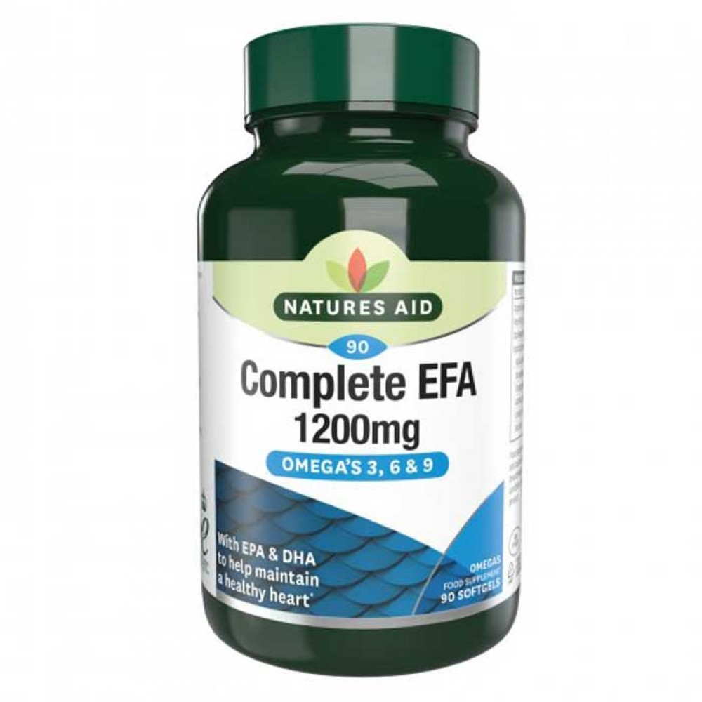 Complete EFA 90 softgels - Natures Aid / Omega 3-6-9