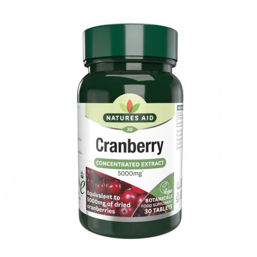 Cranberry 200 mg - 30 ταμπλέτες Natures Aid / Ανοσοποιητικό - Ουροποιητικό Cranberry 200 mg - 30 ταμπλέτες Natures Aid / Ανοσοποιητικό - Ουροποιητικό