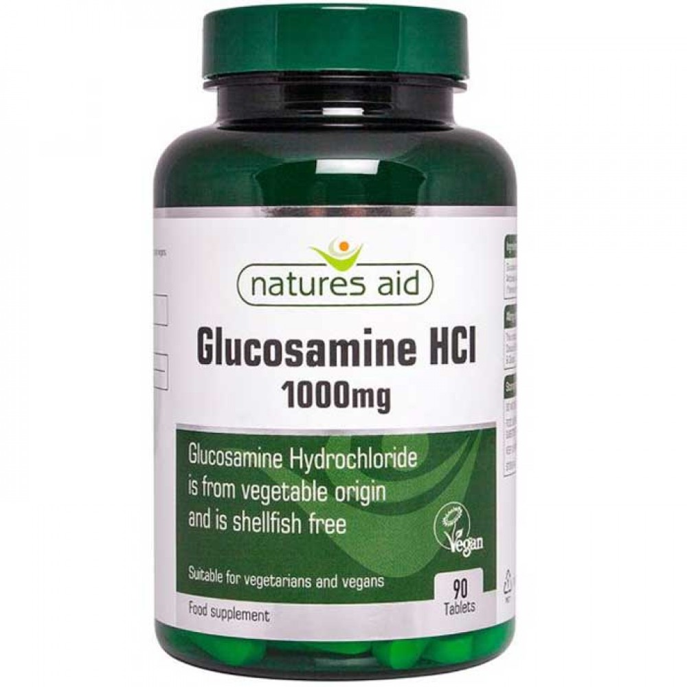 Glucosamine HCI 1000mg 90 tabs - Natures Aid