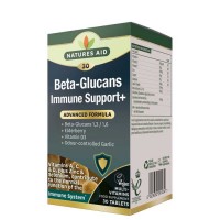 Immune Support+ with Beta Glucans 30 tablets - Natures Aid / Ανοσοποιητικό