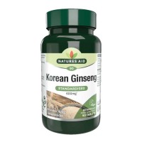 Korean Ginseng 40mg (600mg equiv) 90 Tabs - Natures Aid