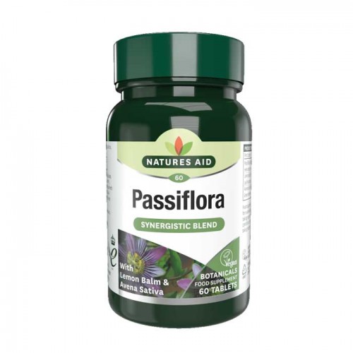 Passiflora Lemon Balm Avena Sativa 60 ταμπλέτες - Natures Aid / Νευρικό Σύστημα Passiflora Lemon Balm Avena Sativa 60 ταμπλέτες - Natures Aid / Νευρικό Σύστημα