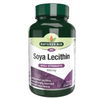 Soya Lecithin 1200mg Natures Aid 90 softgels / Λιποδιαλύτης - Λεκιθίνη Σόγιας