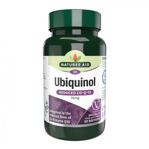 Ubiquinol 50mg (KanekaQH) 30 Softgels Natures Aid Ubiquinol 50mg (KanekaQH) 30 Softgels Natures Aid
