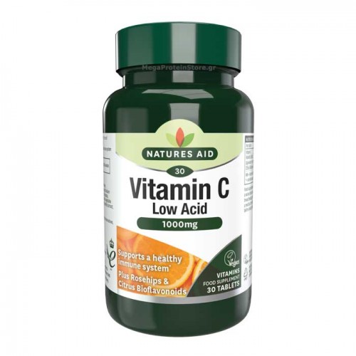 Vitamin C 1000 mg Low Acid 30 ταμπλέτες - Natures Aid Vitamin C 1000 mg Low Acid 30 ταμπλέτες - Natures Aid