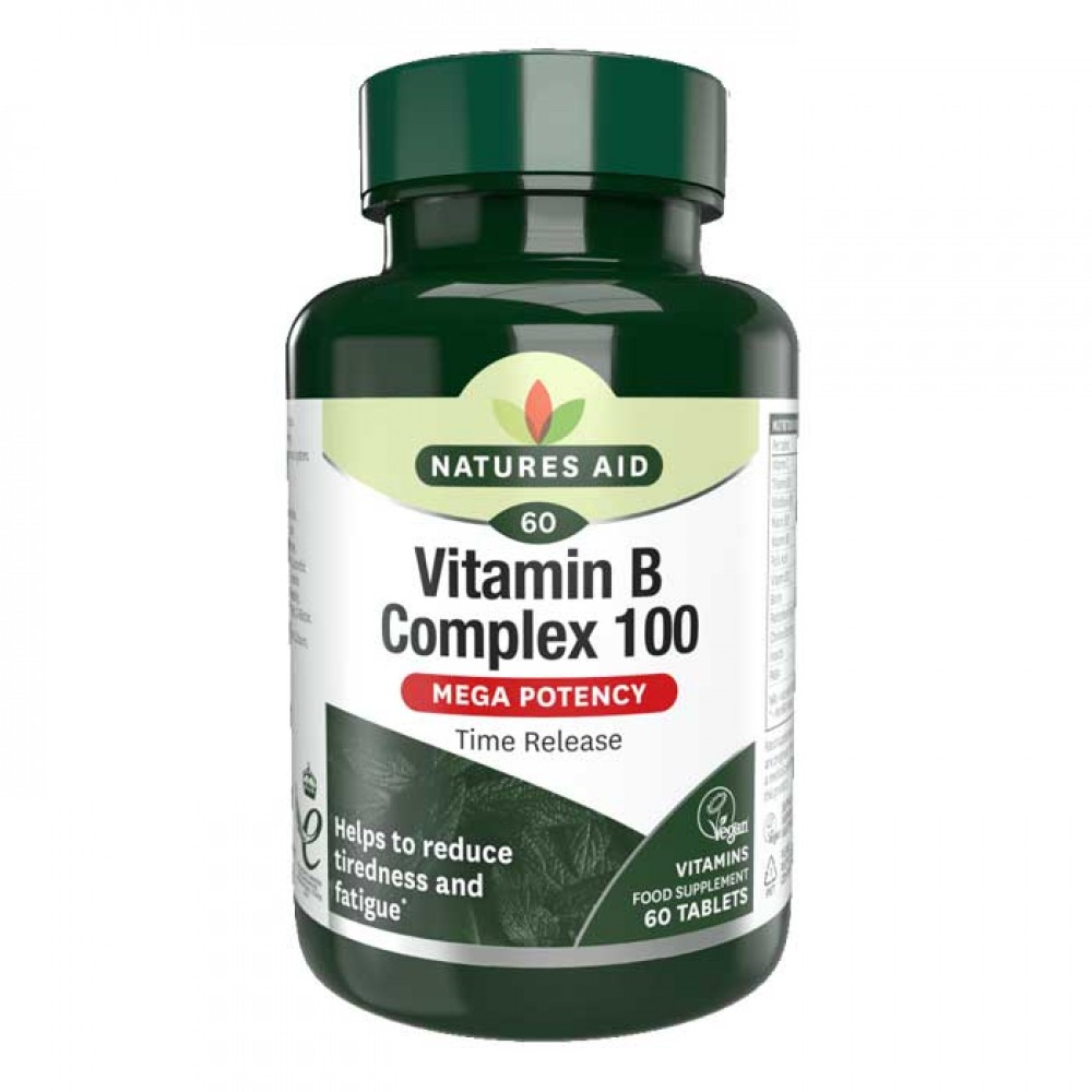 Vitamin B Complex 100 - 60 ταμπλέτες Natures Aid