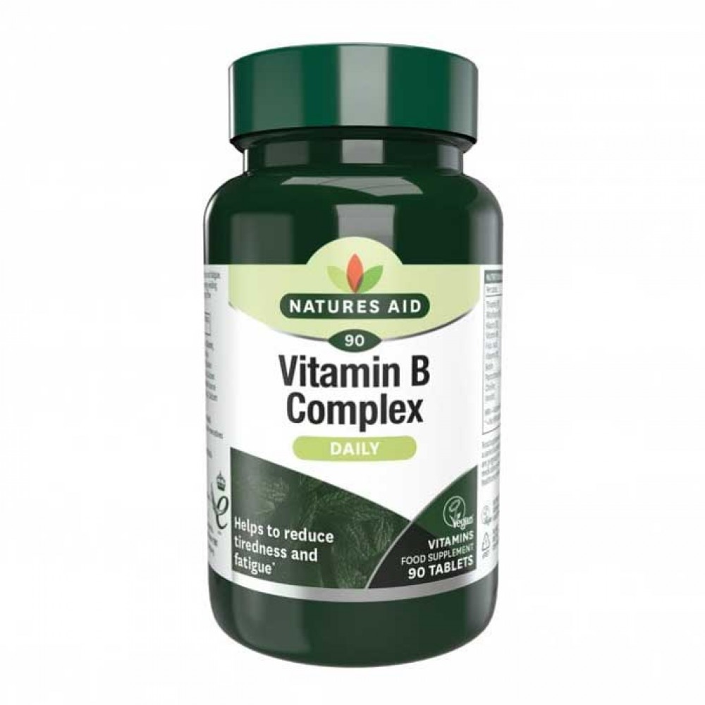 Vitamin B Complex 90 ταμπλέτες - Natures Aid / Βιταμίνες