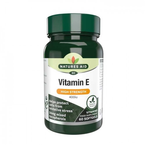 Vitamin E 400IU Natural 60 μαλακές κάψουλες - Natures Aid / Βιταμίνες Vitamin E 400IU Natural 60 μαλακές κάψουλες - Natures Aid / Βιταμίνες