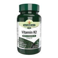 Vitamin K2 (MenaQ7 - MK7) 30 κάψουλες - Natures Aid / Βιταμίνες