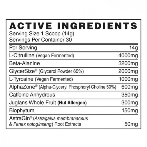 Menace Pre Workout 435g - Naughty Boy