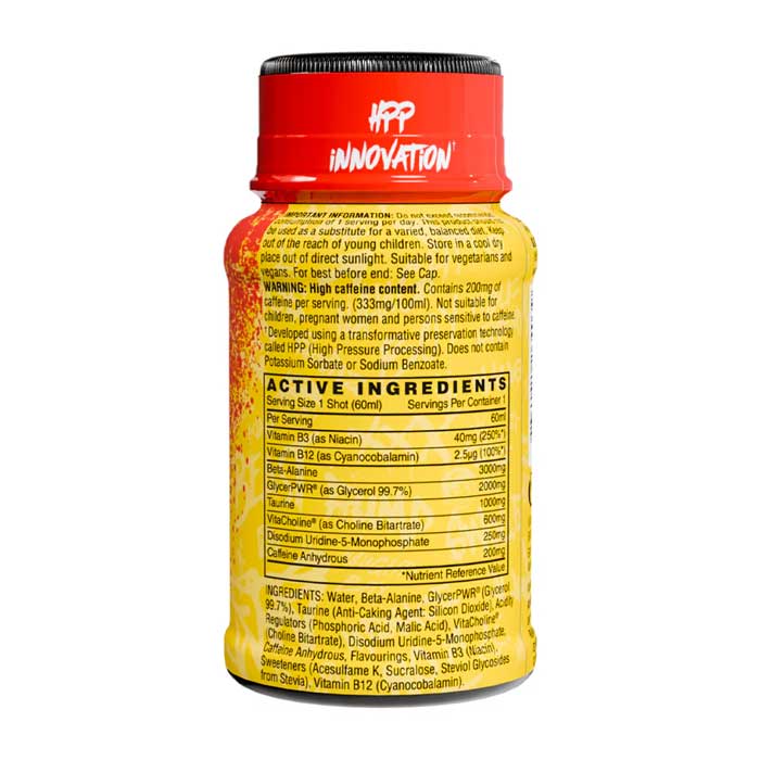 Menace Pre-Workout Shot 60ml - Naughty Boy