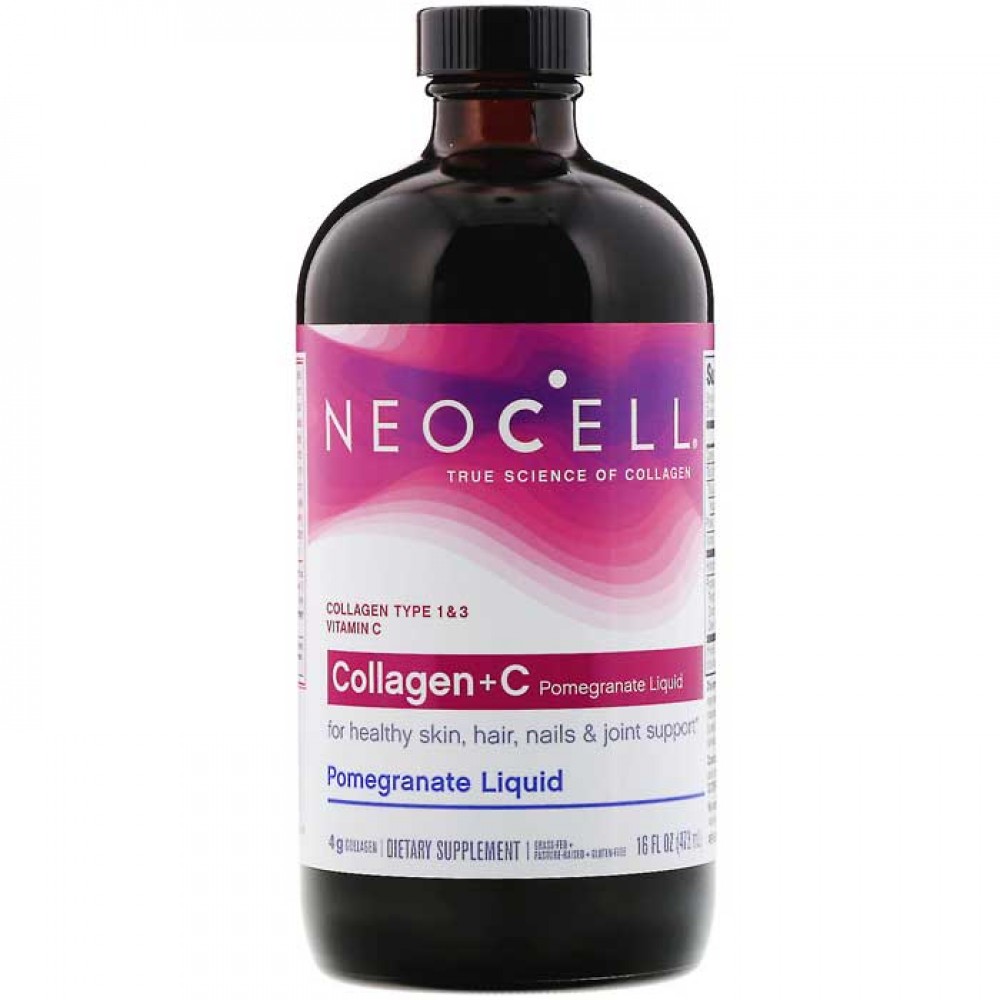 Collagen +C Pomegranate Liquid 473 ml - Neocell / Πόσιμο κολλαγόνο