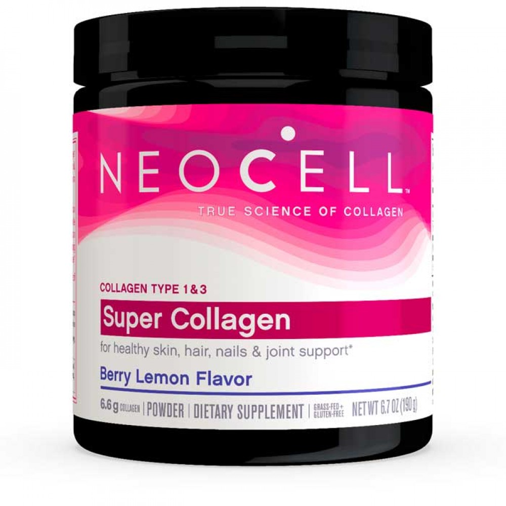 Super Collagen Type 1 & 3 Berry Lemon 190 grams - Neocell / Κολλαγόνο