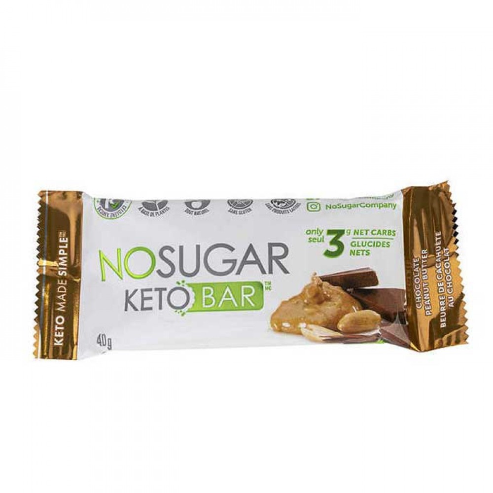 Keto Bar 40g - No Sugar