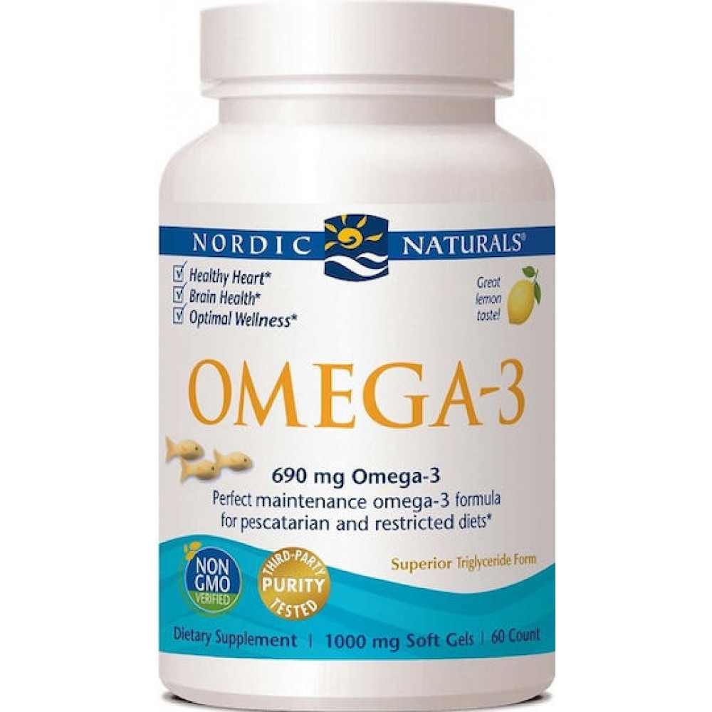Omega-3 60 softgels / Nordic Naturals - Lemon