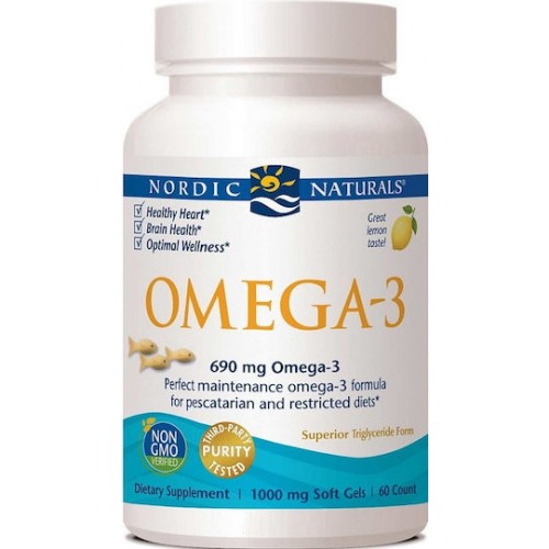 Omega-3 60 softgels / Nordic Naturals - Lemon