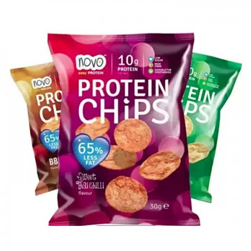 Protein Chips 6x30g - Novo Nutrition Protein Chips 6x30g - Novo Nutrition