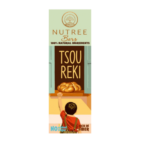 NUTREE Bars 50g 10gr Protein Tsoureki