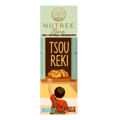 NUTREE Bars 50g 10gr Protein Tsoureki