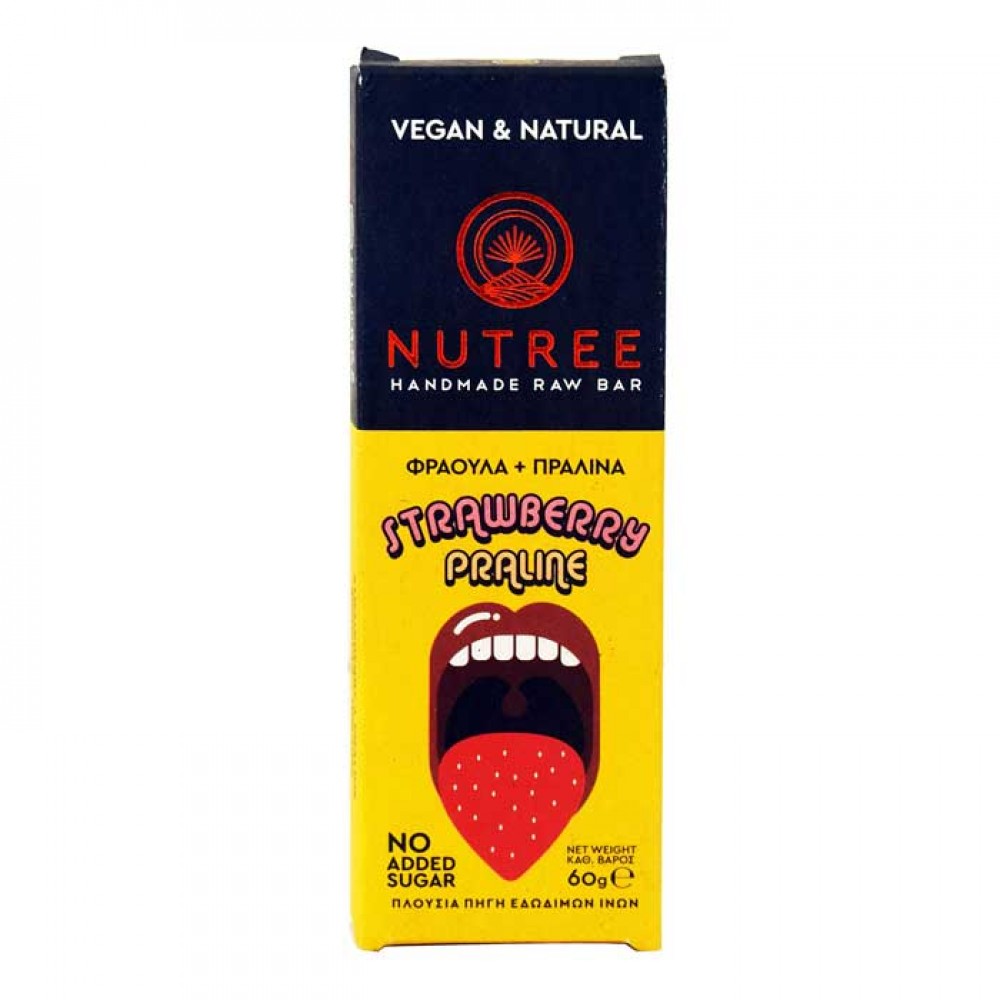 NUTREE RAW Vegan and Natural energy bar 60g