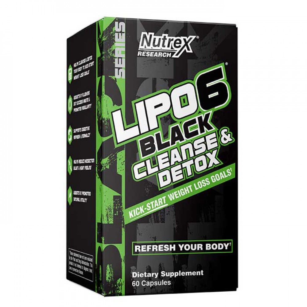 Lipo6 Black Cleanse & Detox 60 caps - Nutrex