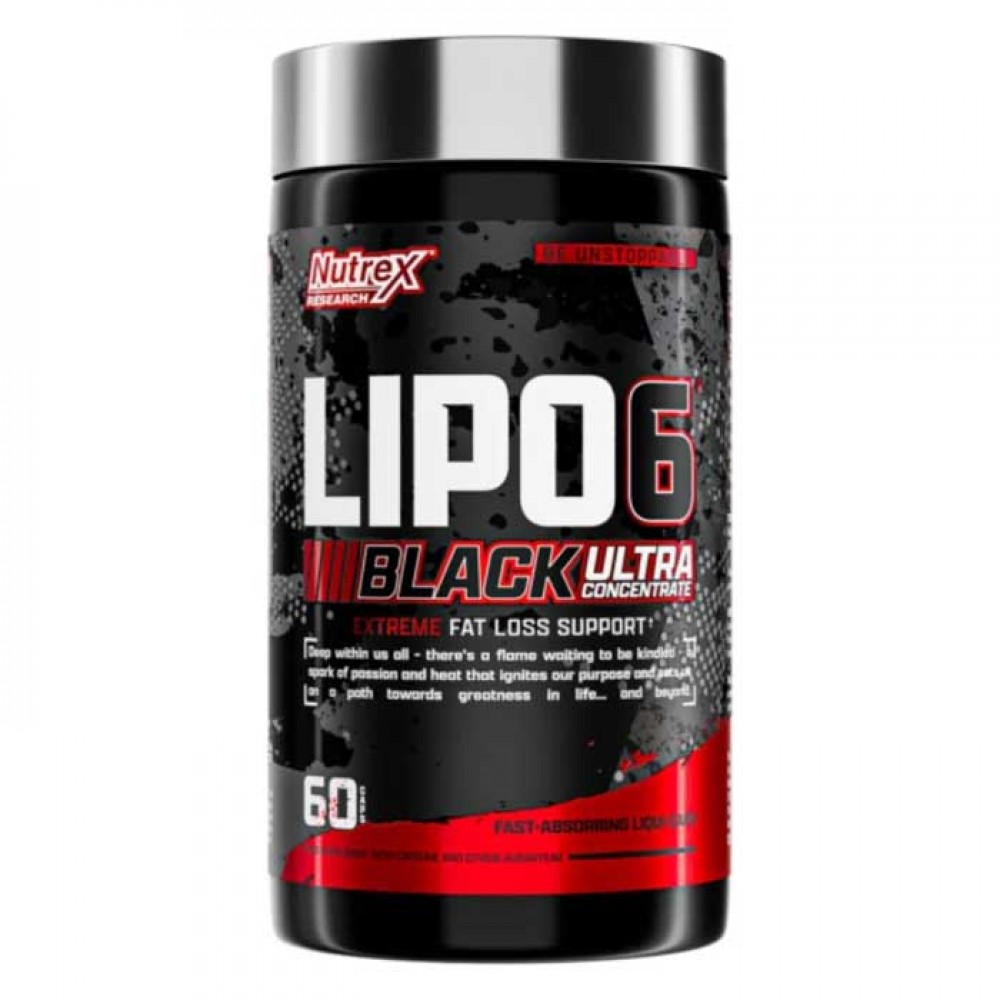 Lipo-6 Black Ultra Concentrate Extreme Fat-Loss 60 caps - Nutrex Lipo-6 Black Ultra Concentrate Extreme Fat-Loss 60 caps - Nutrex