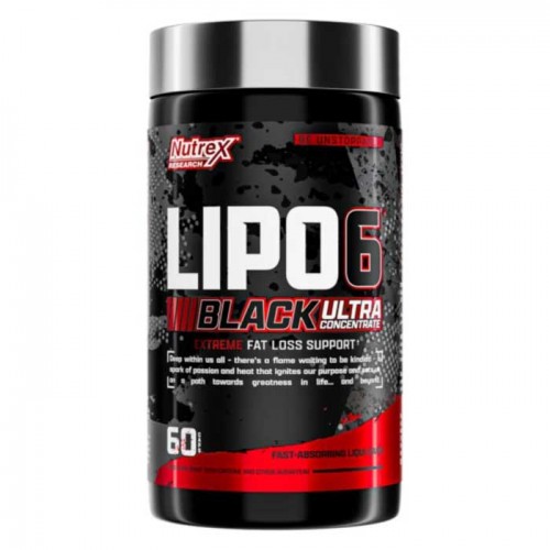 Lipo-6 Black Ultra Concentrate Extreme Fat-Loss 60 caps - Nutrex