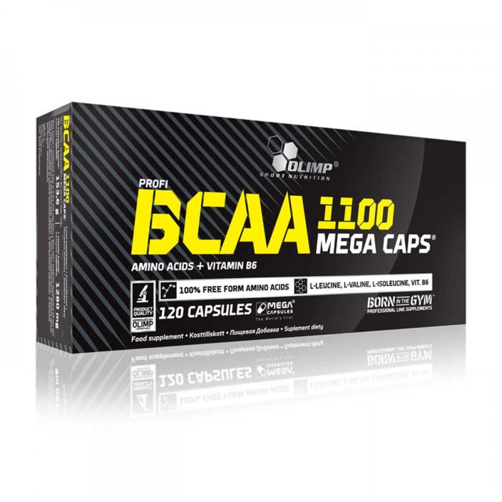 Bcaa Mega Caps 1100 120 κάψουλες - Olimp