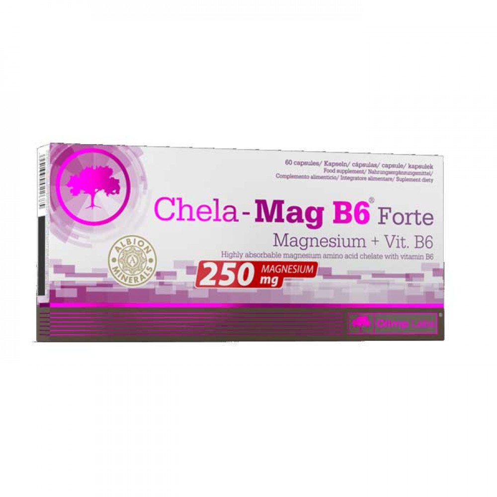 Chela Mag B6 Forte 60 caps - Olimp / Μαγνήσιο
