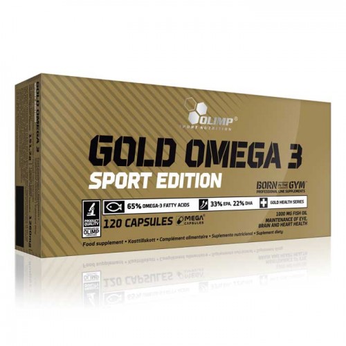 Gold Omega 3 Sport Edition Olimp 120 κάψουλες / Ωμέγα 3 λιπαρά Gold Omega 3 Sport Edition Olimp 120 κάψουλες / Ωμέγα 3 λιπαρά