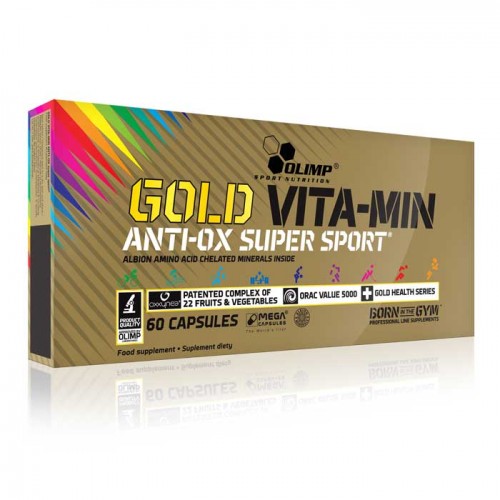 Gold Vita-min AntiOx Super Sport 60caps - Olimp  / Βιταμίνες και Μέταλλα Gold Vita-min AntiOx Super Sport 60caps - Olimp  / Βιταμίνες και Μέταλλα