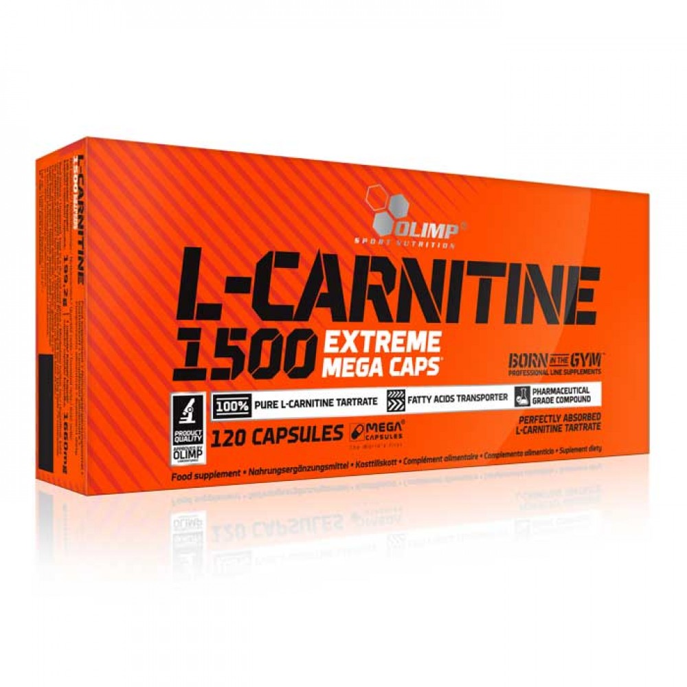 L-Carnitine 1500 Extreme Mega Caps Olimp 120 caps / Λιποδιαλύτης