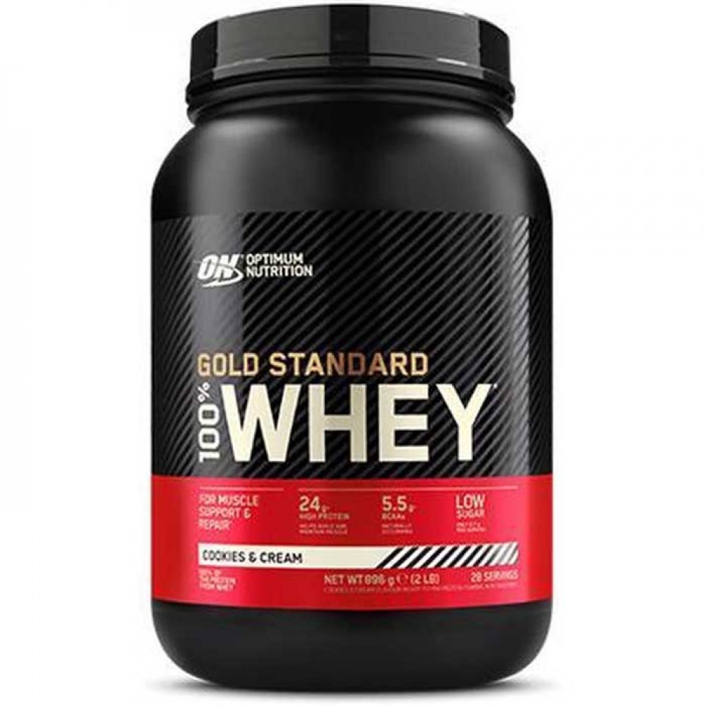 100% Whey Gold Standard 908γρ - Optimum Nutrition