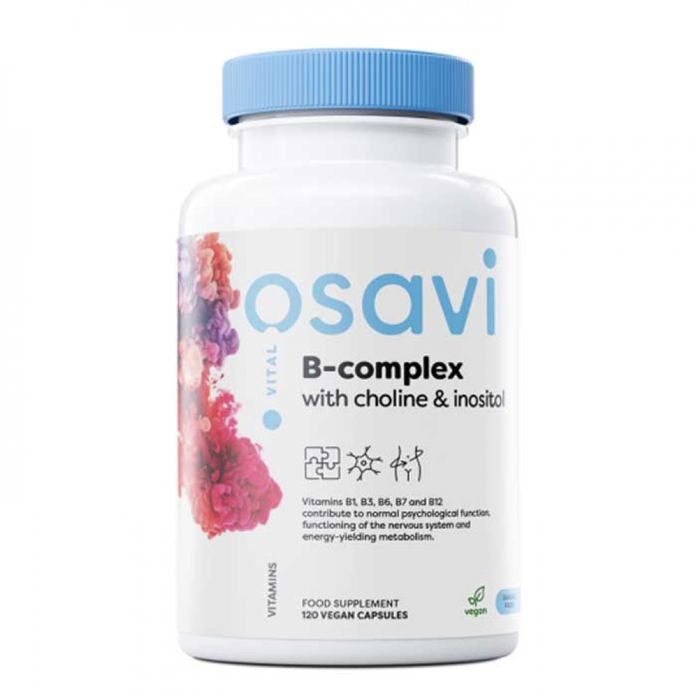 B-complex Choline Inositol 120 vcaps - Osavi