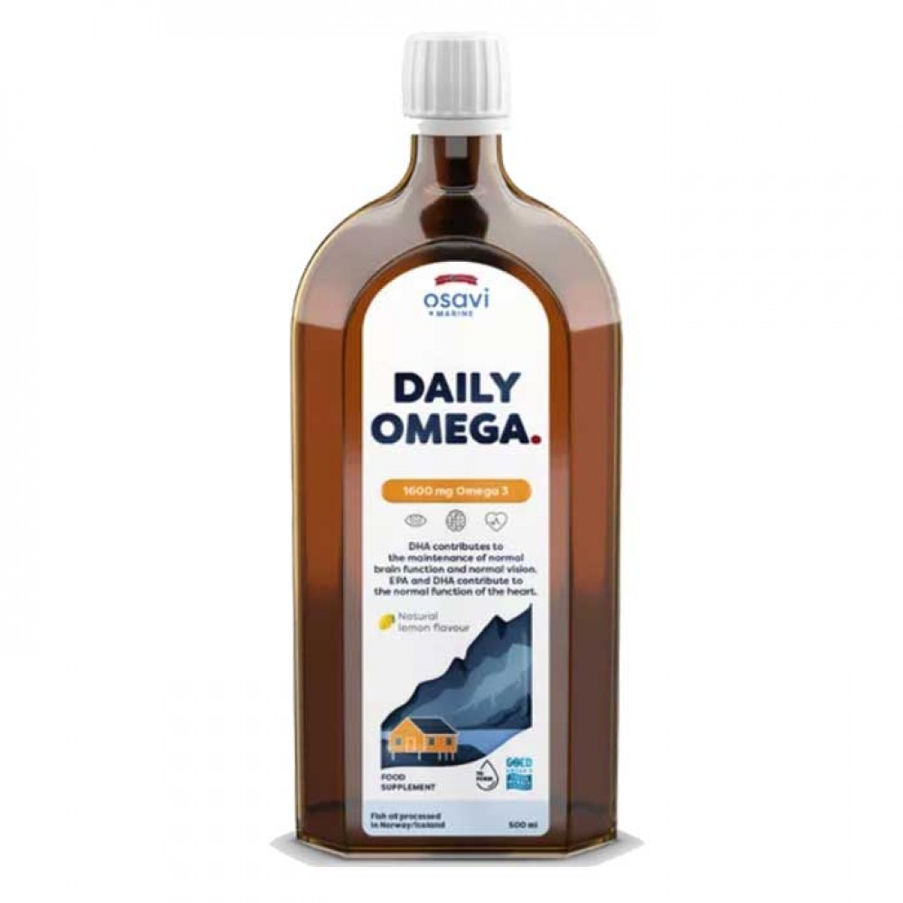 Daily Omega 1600mg 500ml - Osavi / 1600mg omega-3 lemon