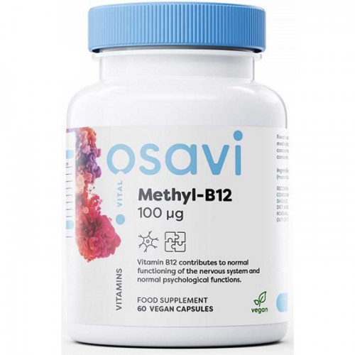 Methyl-B12 1000mcg 60 vcaps - Osavi Methyl-B12 1000mcg 60 vcaps - Osavi