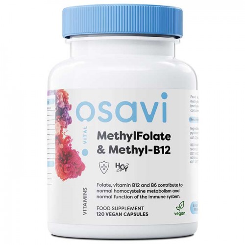 MethylFolate & Methyl-B12 120 vcaps - Osavi MethylFolate & Methyl-B12 120 vcaps - Osavi