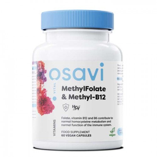 MethylFolate & Methyl-B12 60 vcaps - Osavi MethylFolate & Methyl-B12 60 vcaps - Osavi