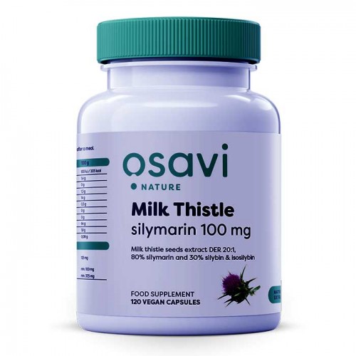 Milk Thistle 500mg με Silymarin 100mg 120 vcaps - Osavi Milk Thistle 500mg με Silymarin 100mg 120 vcaps - Osavi