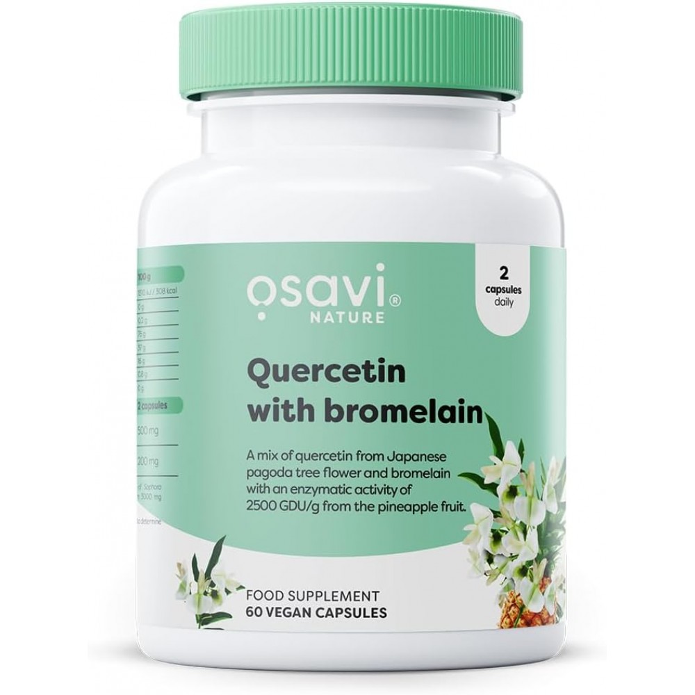 Quercetin Bromelain 200/2500 60 vcaps - Osavi