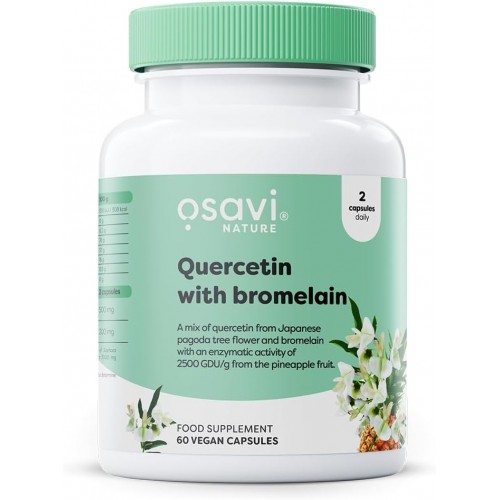 Quercetin Bromelain 200/2500 60 vcaps - Osavi