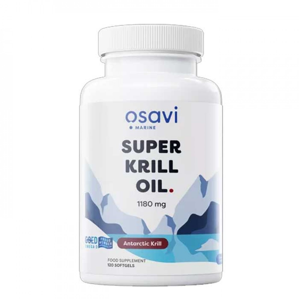Super Krill Oil 1180mg 120 softgels - Osavi