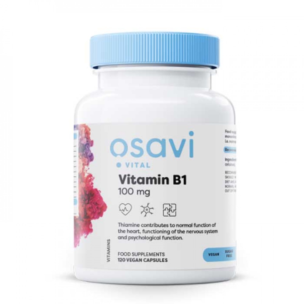 Vitamin B1 100mg 120 vcaps - Osavi