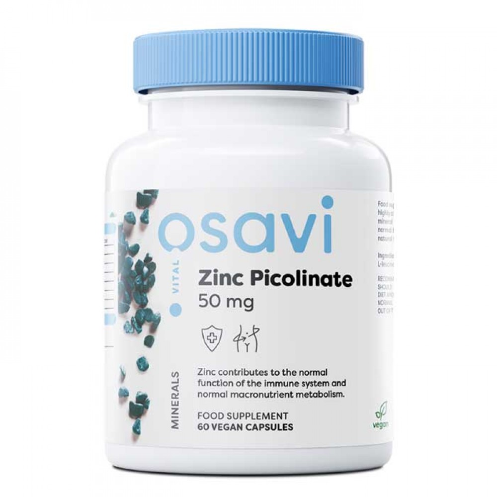 Zinc Picolinate 50 mg  60 vcaps - Osavi
