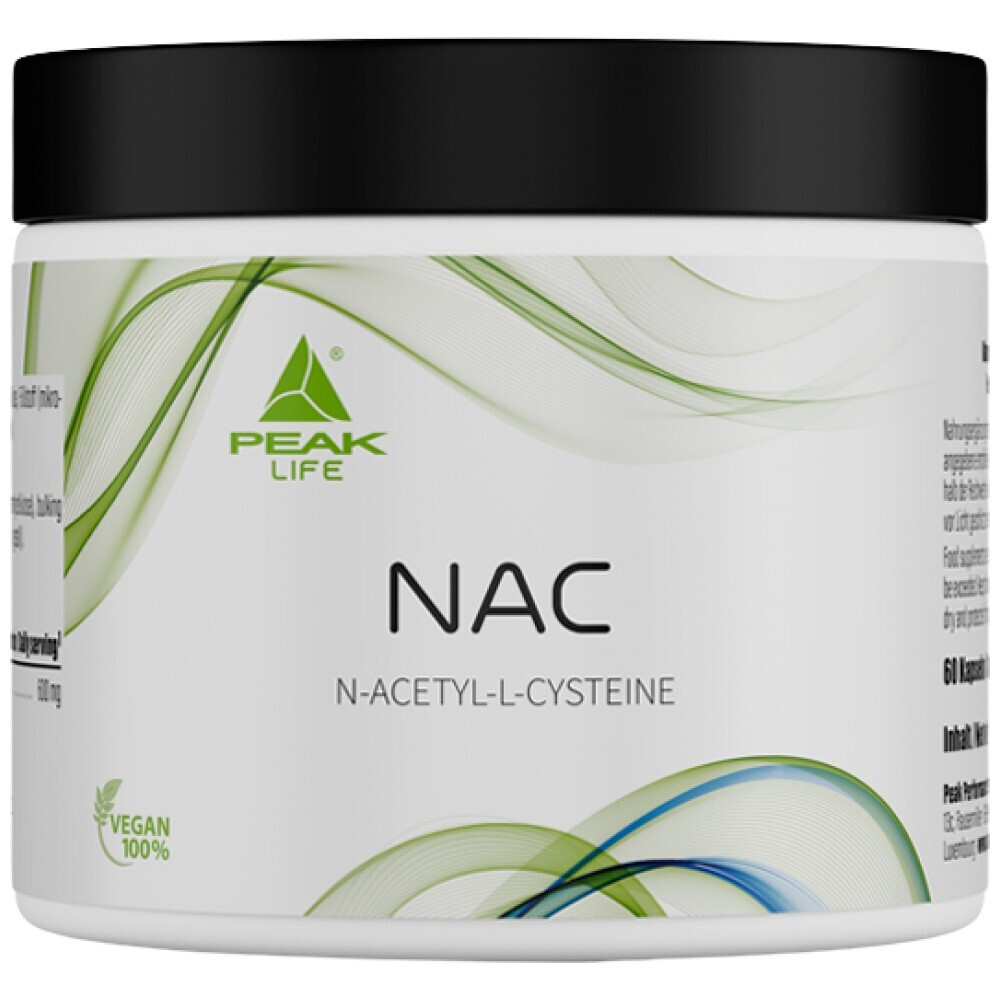 NAC - N-Acetyl Cysteine 600mg 60caps - Peak
