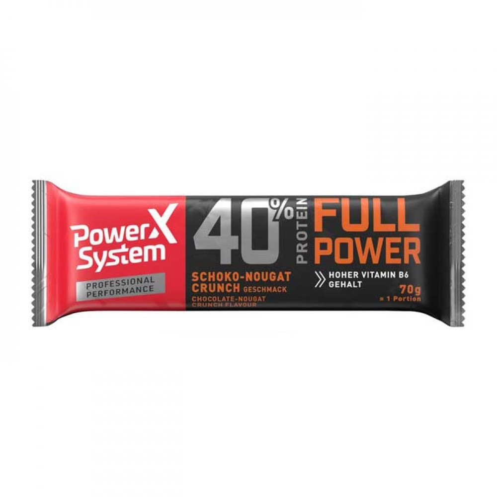 Full Power Protein Bar 40% 70g - Power System - Σοκολάτα