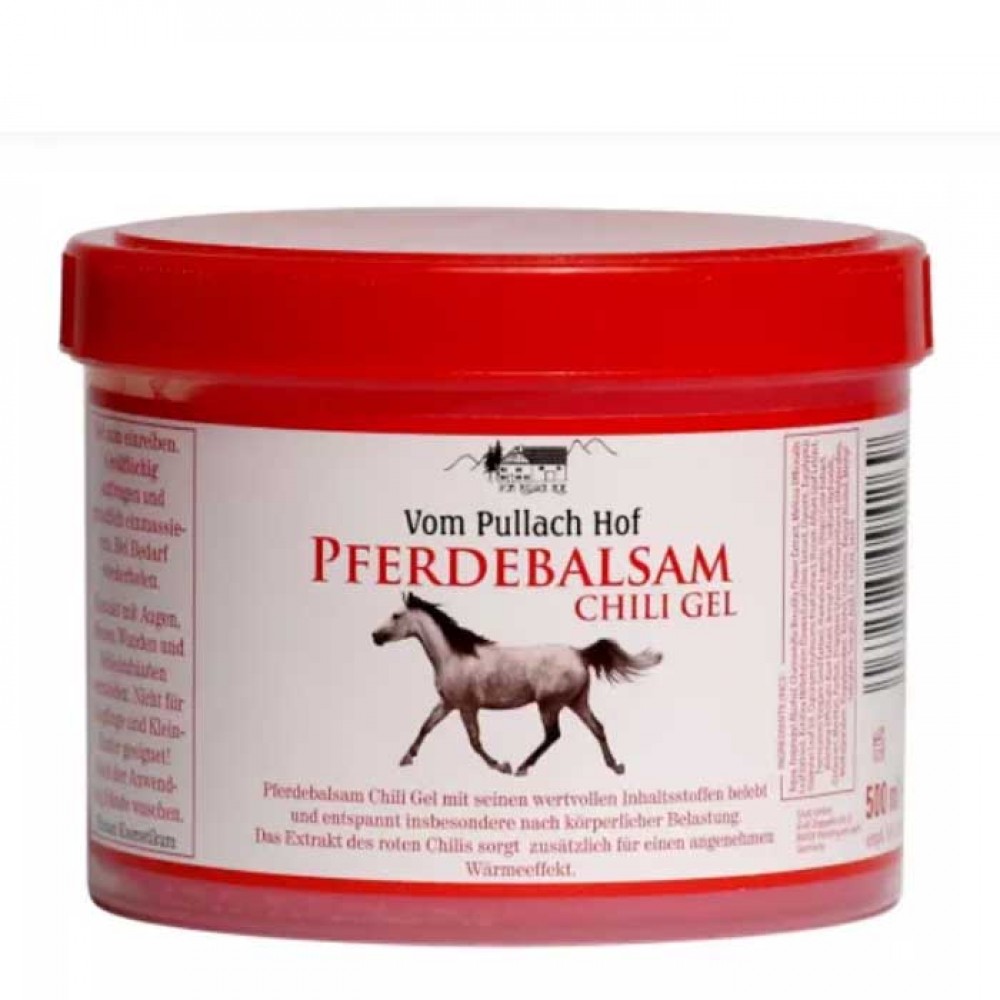Pferdebalsam Chili Gel 500ml - Pullach Hof / Θερμαντικό Τζελ Horse Balm